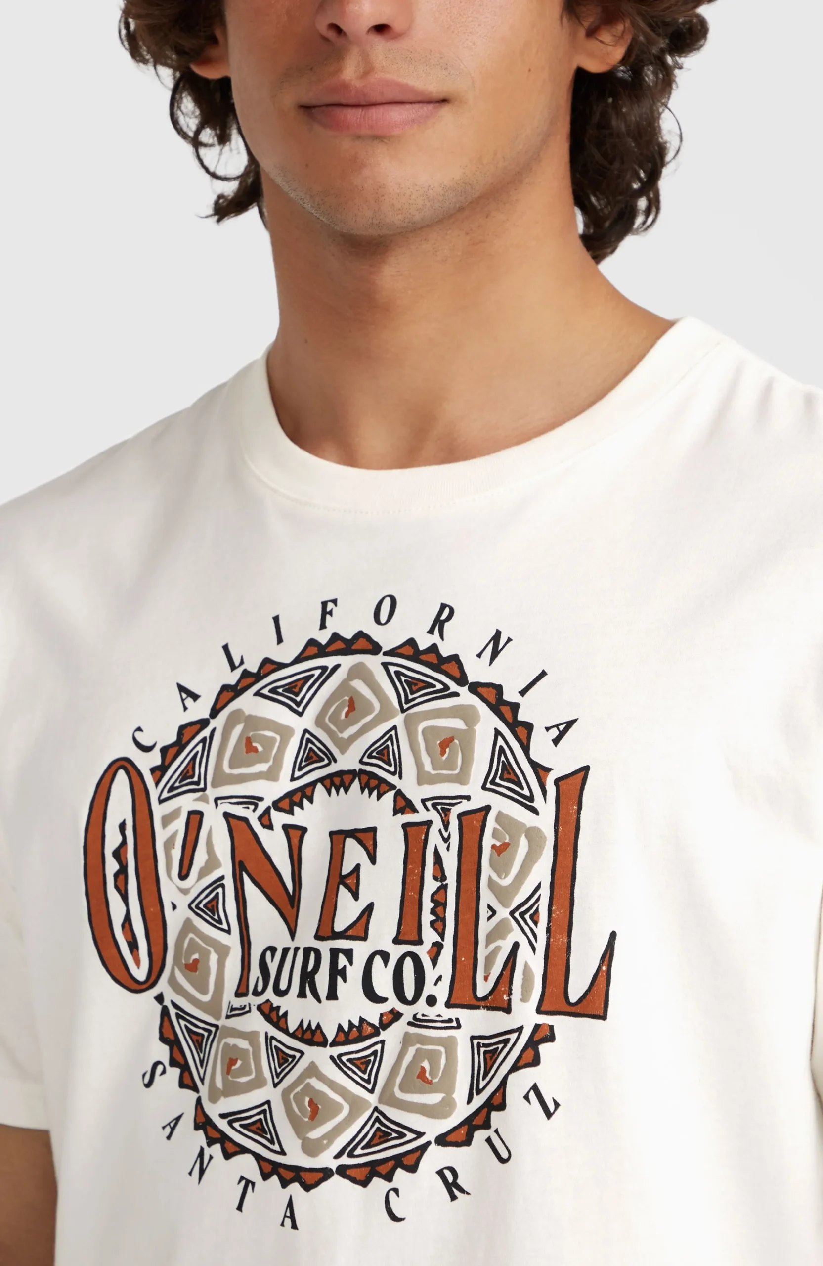 Homme O'Neill T-Shirts|Protection Anti-Uv-HommesT-shirt Ikat Graphic| Blanc