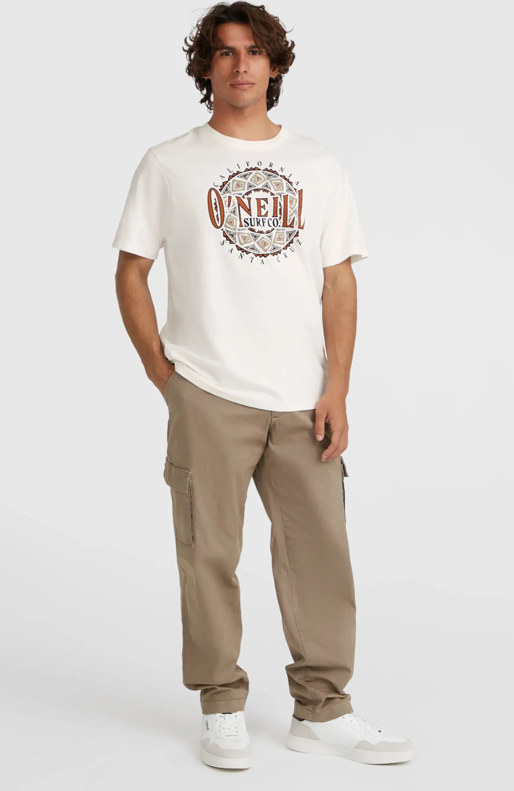 Homme O'Neill T-Shirts|Protection Anti-Uv-HommesT-shirt Ikat Graphic| Blanc