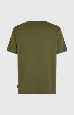 Homme O'Neill T-Shirts|Protection Anti-Uv-HommesT-shirt Ikat Stripe| Vert