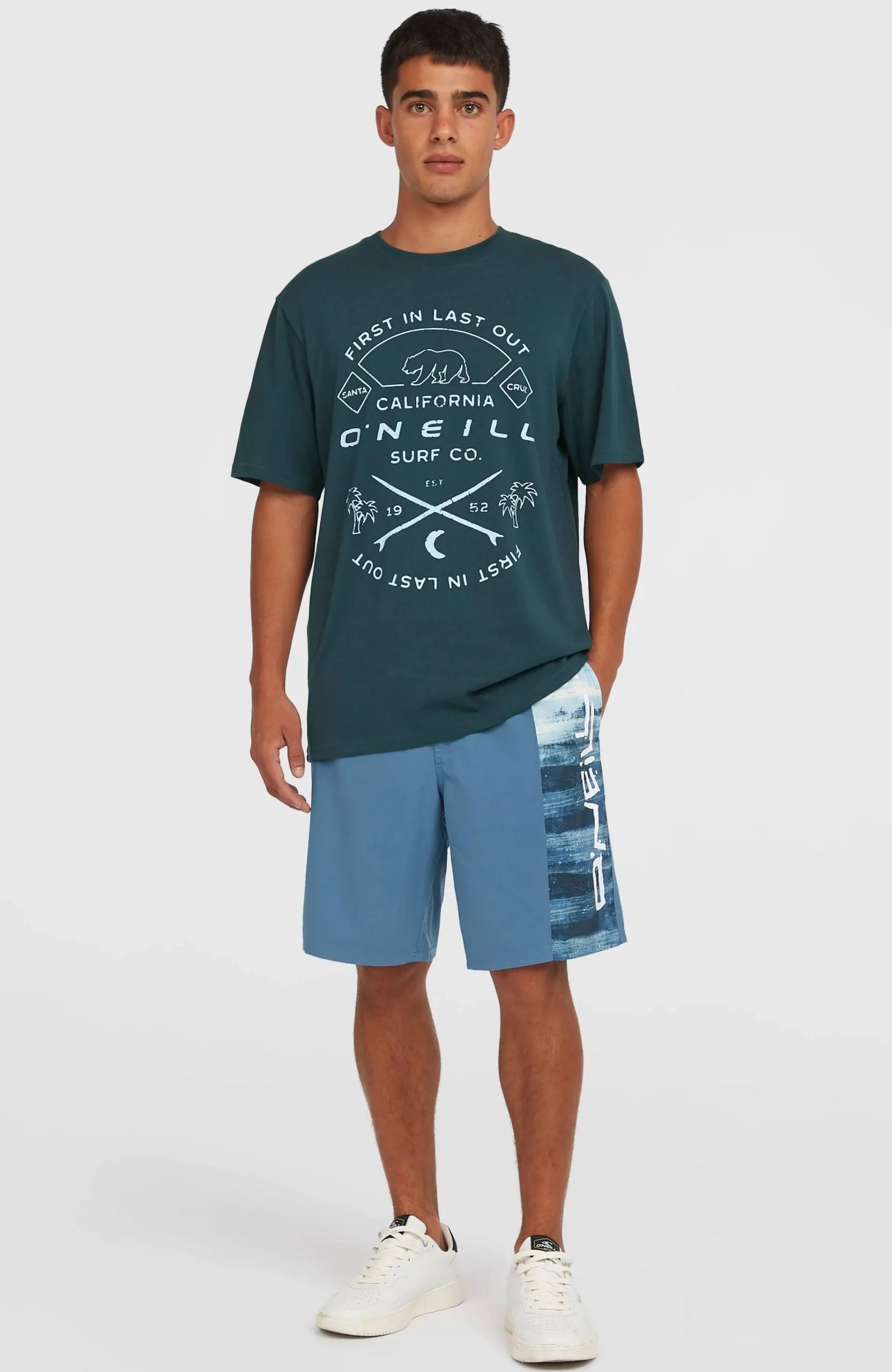Homme O'Neill T-Shirts|Protection Anti-Uv-HommesT-shirt Jack Muir| Bleu