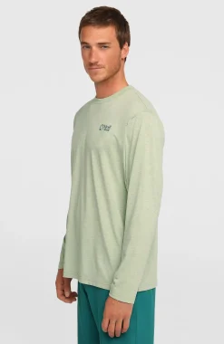 Homme O'Neill T-Shirts|Protection Anti-Uv-HommesT-shirt manches longues Hybrid Polygiene| Vert