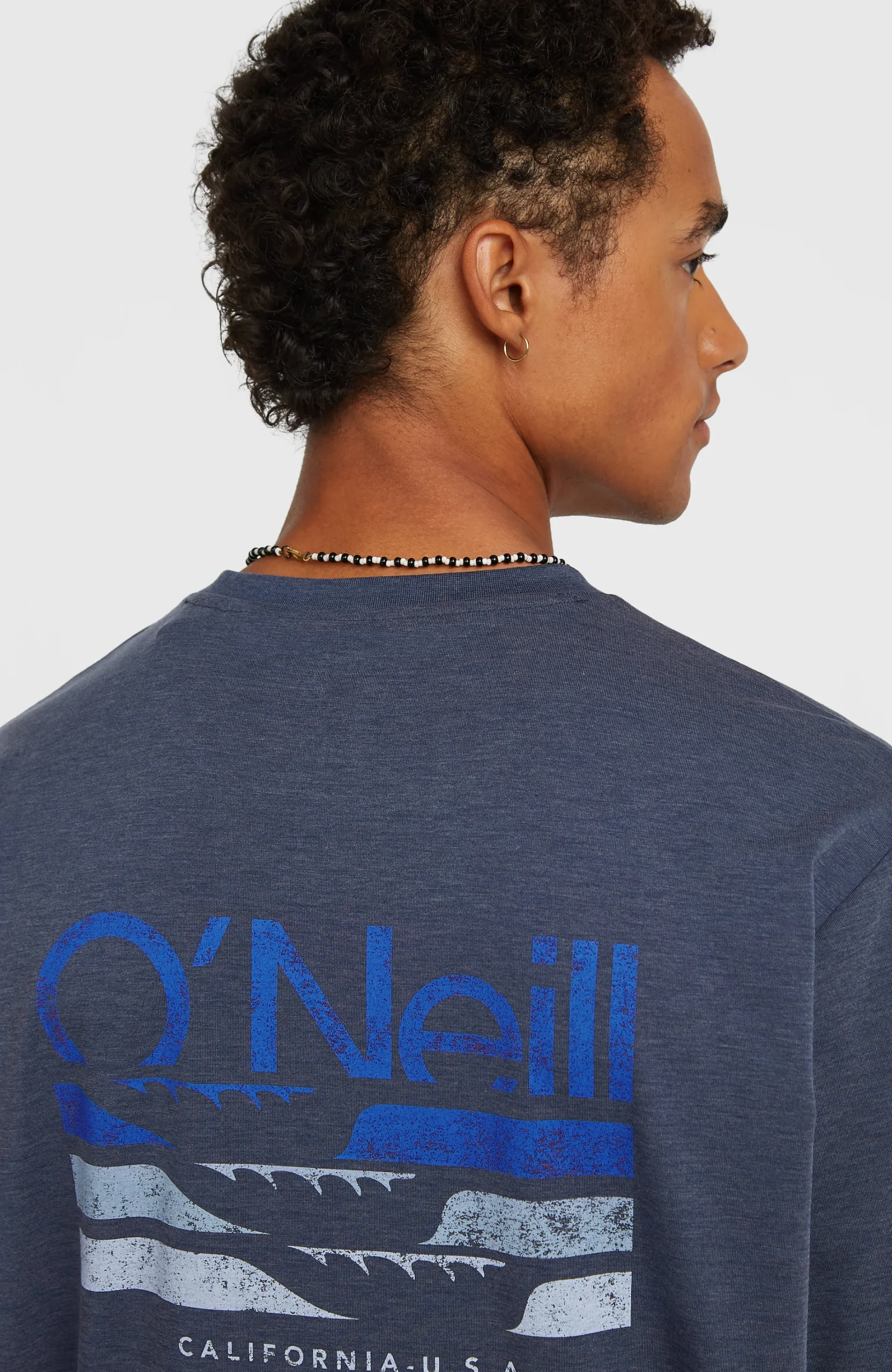 Homme O'Neill T-Shirts|Protection Anti-Uv-HommesT-shirt manches longues Hybrid Polygiene| Bleu