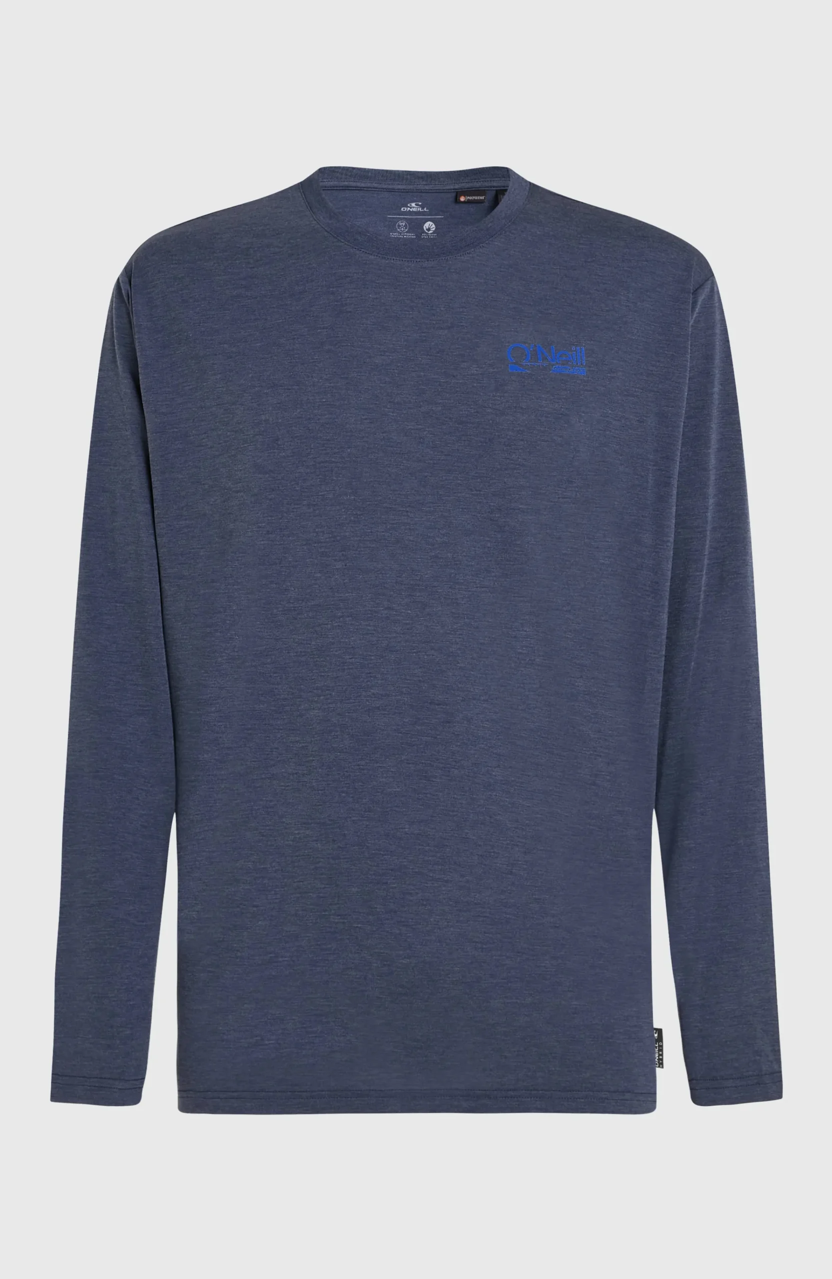 Homme O'Neill T-Shirts|Protection Anti-Uv-HommesT-shirt manches longues Hybrid Polygiene| Bleu