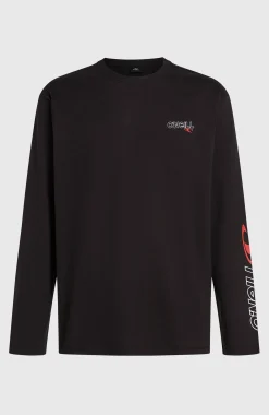 Homme O'Neill T-Shirts|Protection Anti-Uv-HommesT-shirt manches longues Essentials 90s Logo| Noire