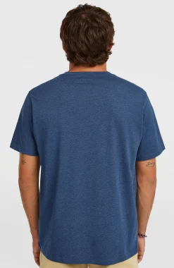 Homme O'Neill T-Shirts|Protection Anti-Uv-HommesT-shirt Melange Chest-Print| Bleu