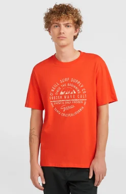 Homme O'Neill T-Shirts|Protection Anti-Uv-HommesT-shirt Muir| Rouge