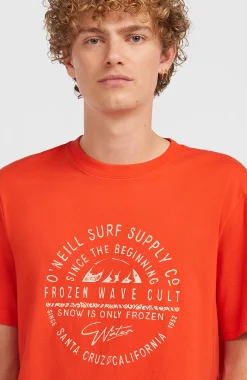Homme O'Neill T-Shirts|Protection Anti-Uv-HommesT-shirt Muir| Rouge