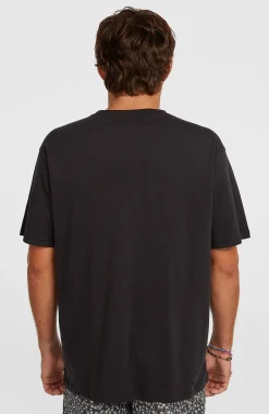 Homme O'Neill T-Shirts|Protection Anti-Uv-HommesT-shirt Flower Stripe| Noire
