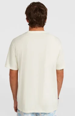 Homme O'Neill T-Shirts|Protection Anti-Uv-HommesT-shirt Flower Stripe| Blanc