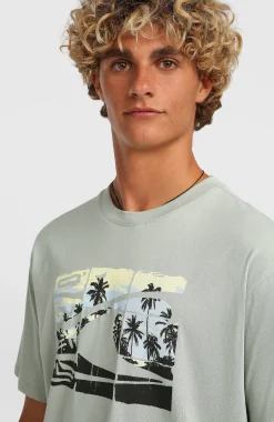 Homme O'Neill T-Shirts|Protection Anti-Uv-HommesT-shirt Gradient| Vert