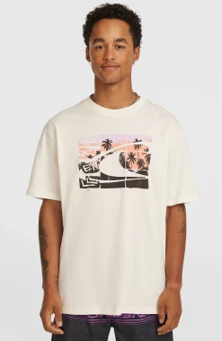 Homme O'Neill T-Shirts|Protection Anti-Uv-HommesT-shirt Gradient| Blanc