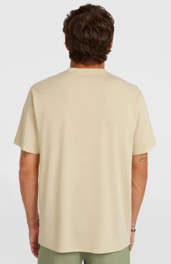 Homme O'Neill T-Shirts|Protection Anti-Uv-HommesT-shirt Hybrid Polygiene Graphic| Beige