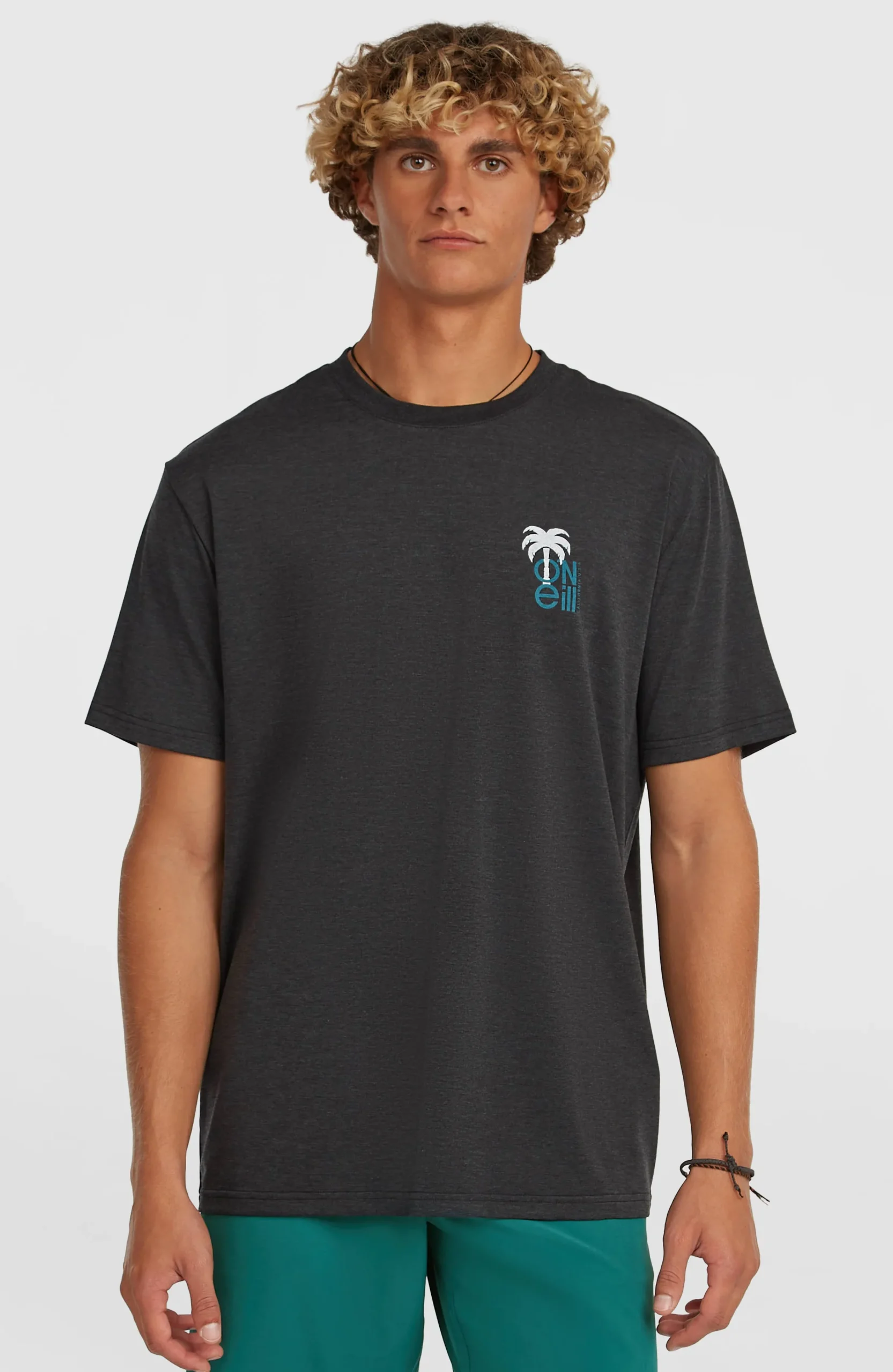 Homme O'Neill T-Shirts|Protection Anti-Uv-HommesT-shirt Hybrid Polygiene Graphic| Noire
