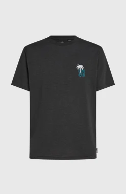 Homme O'Neill T-Shirts|Protection Anti-Uv-HommesT-shirt Hybrid Polygiene Graphic| Noire
