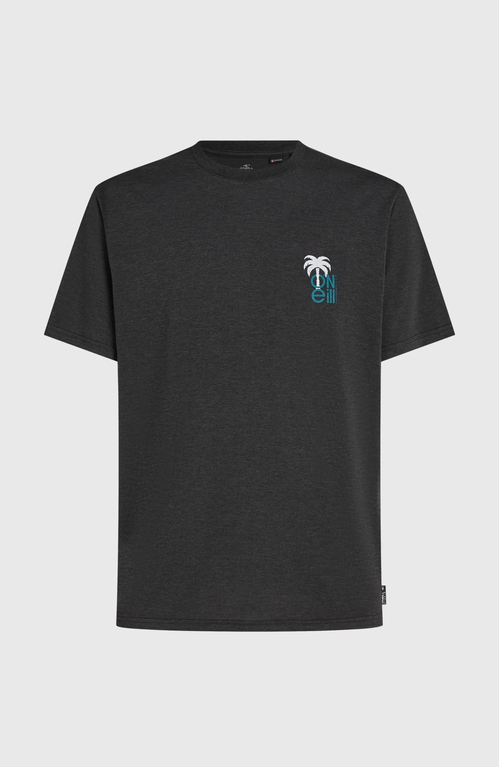 Homme O'Neill T-Shirts|Protection Anti-Uv-HommesT-shirt Hybrid Polygiene Graphic| Noire