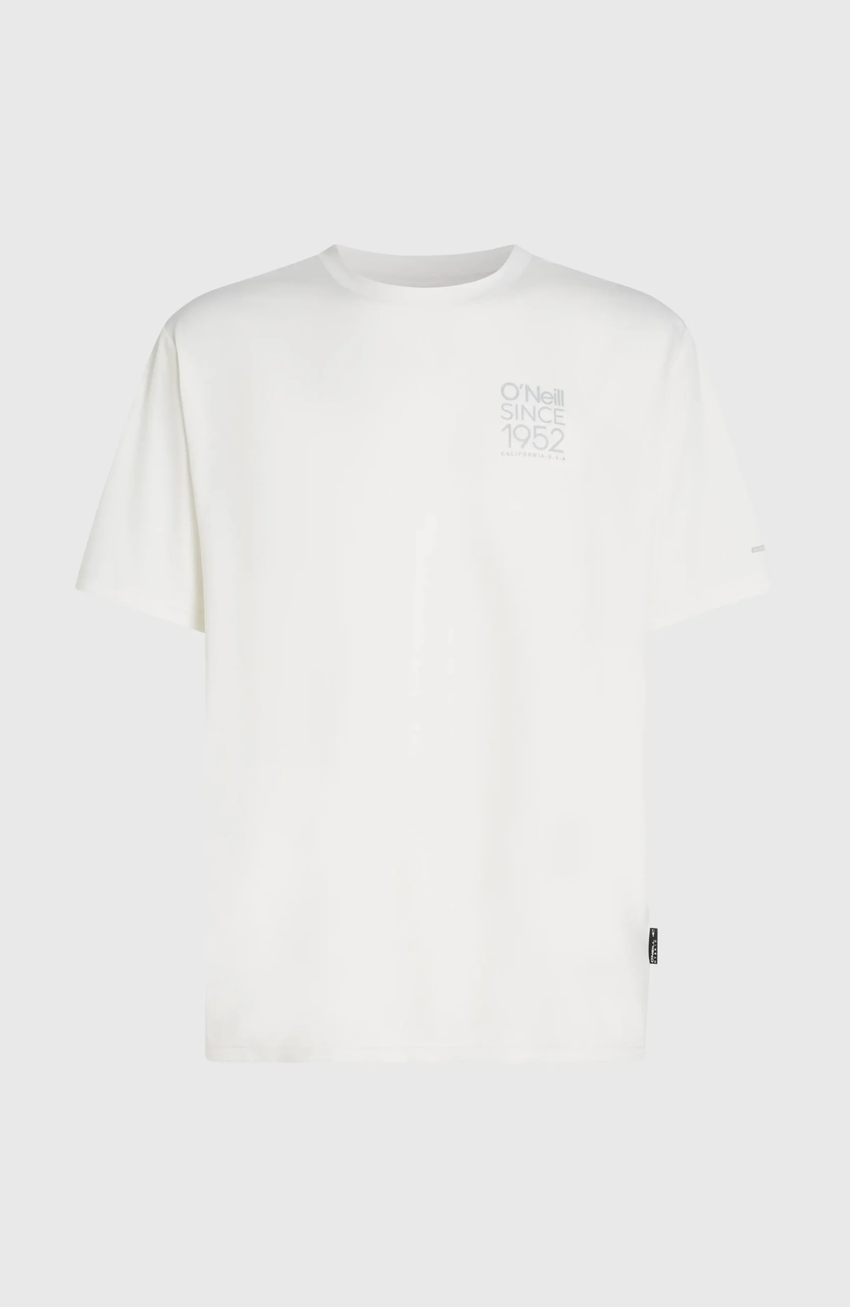 Homme O'Neill T-Shirts|Protection Anti-Uv-HommesT-shirt Hybrid UPF 50+ Polygiene Back-Print| Blanc
