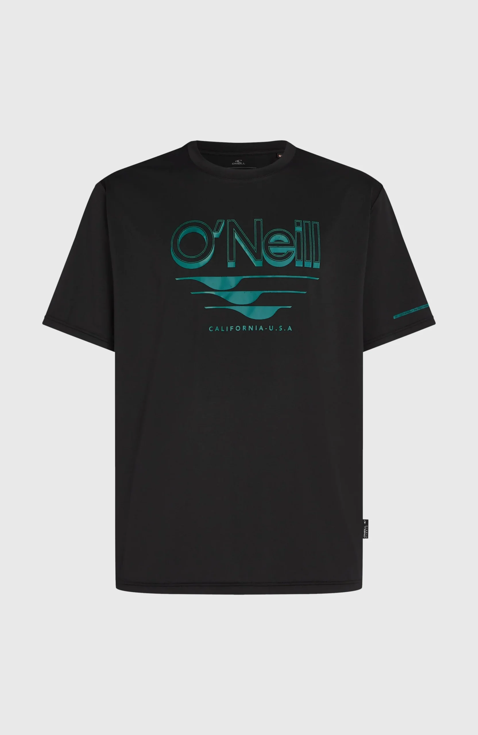 Homme O'Neill T-Shirts|Protection Anti-Uv-HommesT-shirt Hybrid UPF 50+ Polygiene Graphic| Noire