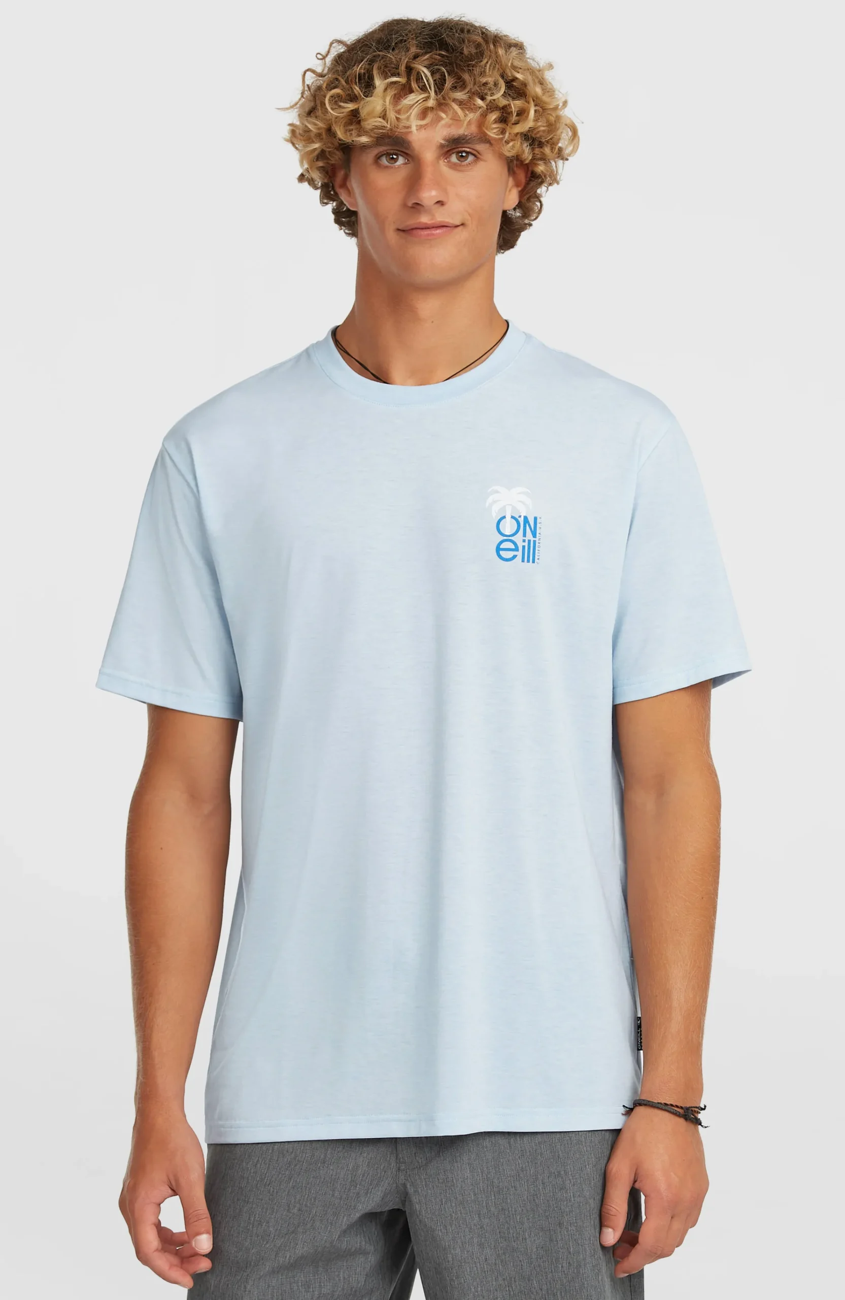 Homme O'Neill T-Shirts|Protection Anti-Uv-HommesT-shirt Hybrid Polygiene Graphic| Bleu