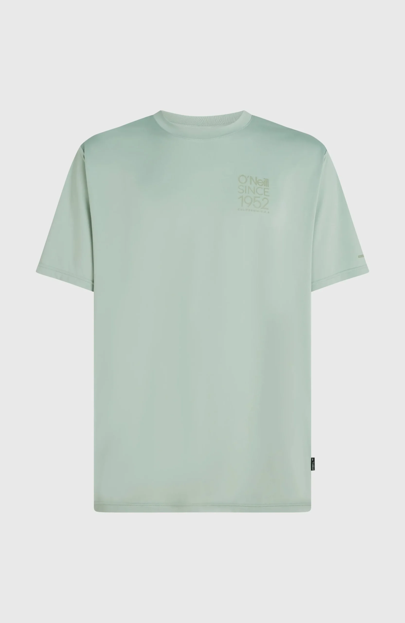Homme O'Neill T-Shirts|Protection Anti-Uv-HommesT-shirt Hybrid UPF 50+ Polygiene Back-Print| Vert