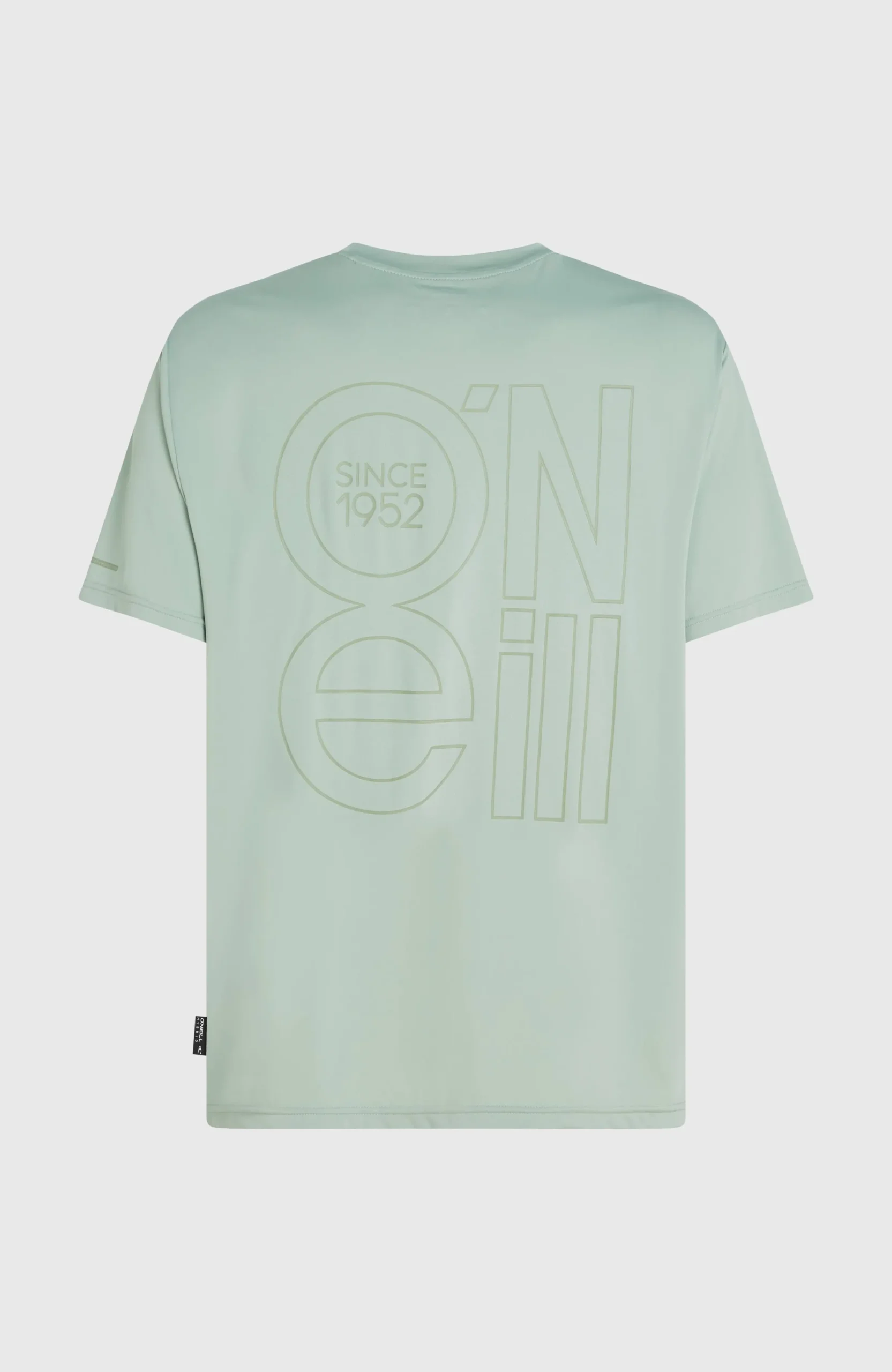 Homme O'Neill T-Shirts|Protection Anti-Uv-HommesT-shirt Hybrid UPF 50+ Polygiene Back-Print| Vert