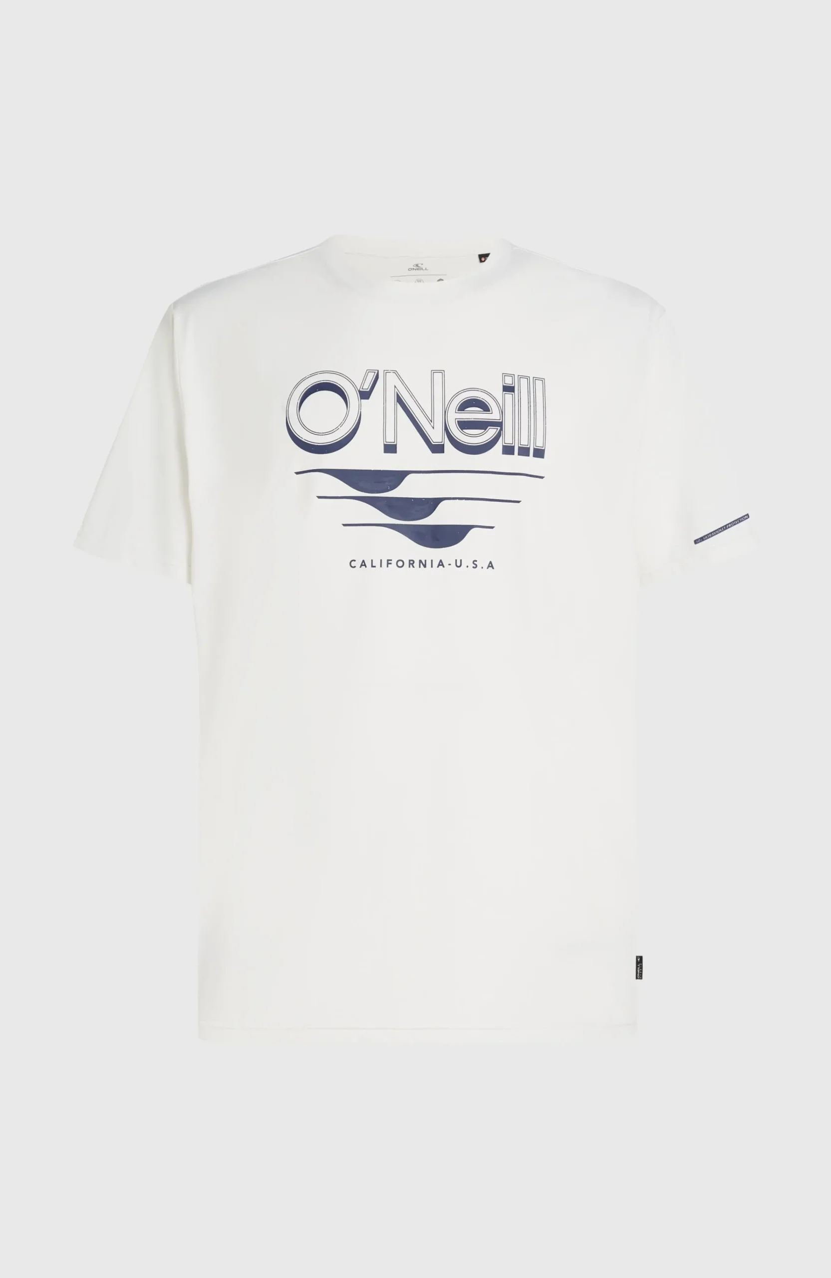 Homme O'Neill T-Shirts|Protection Anti-Uv-HommesT-shirt Hybrid UPF 50+ Polygiene Graphic| Blanc
