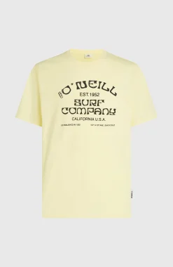 Homme O'Neill T-Shirts|Protection Anti-Uv-HommesT-shirt Muir| Jaune