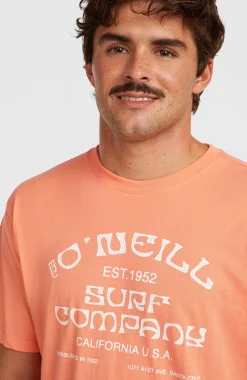 Homme O'Neill T-Shirts|Protection Anti-Uv-HommesT-shirt Muir| Orange