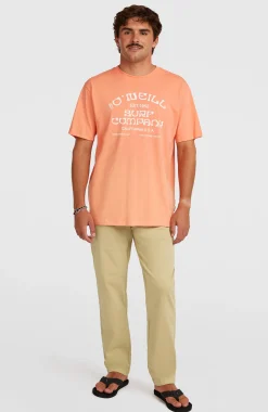 Homme O'Neill T-Shirts|Protection Anti-Uv-HommesT-shirt Muir| Orange