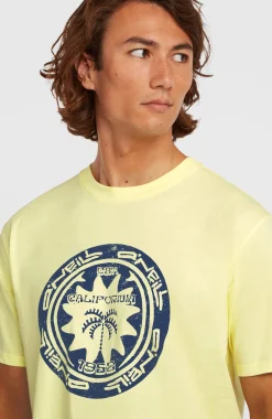 Homme O'Neill T-Shirts|Protection Anti-Uv-HommesT-shirt Must-Have Graphic| Jaune
