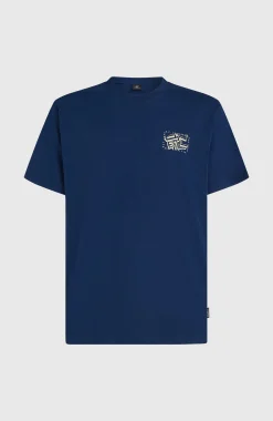 Homme O'Neill T-Shirts|Protection Anti-Uv-HommesT-shirt Photo Back Print| Bleu