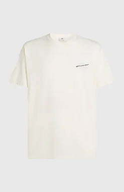 Homme O'Neill T-Shirts|Protection Anti-Uv-HommesT-shirt Retro Back-Print| Blanc