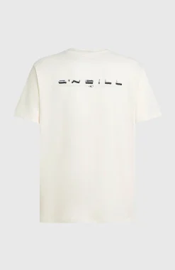 Homme O'Neill T-Shirts|Protection Anti-Uv-HommesT-shirt Retro Back-Print| Blanc
