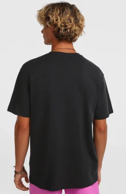 Homme O'Neill T-Shirts|Protection Anti-Uv-HommesT-shirt Slub Chest Pocket| Noire