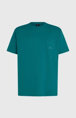 Homme O'Neill T-Shirts|Protection Anti-Uv-HommesT-shirt Slub Chest Pocket| Vert