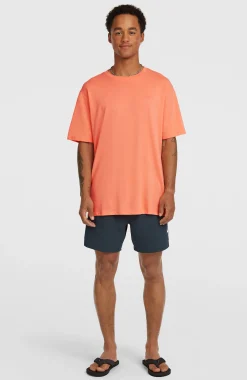 Homme O'Neill T-Shirts|Protection Anti-Uv-HommesT-shirt Small Logo| Orange