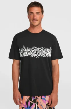 Homme O'Neill T-Shirts|Protection Anti-Uv-HommesT-shirt Uni Flower| Noire
