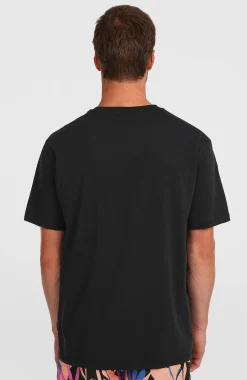 Homme O'Neill T-Shirts|Protection Anti-Uv-HommesT-shirt Uni Flower| Noire