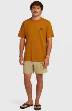 Homme O'Neill T-Shirts|Protection Anti-Uv-HommesT-shirt Original Cali| Orange