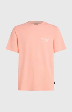 Homme O'Neill T-Shirts|Protection Anti-Uv-HommesT-shirt Original Cali Logo| Rose