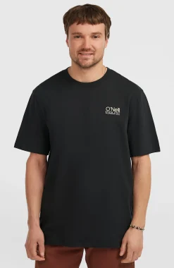 Homme O'Neill T-Shirts|Protection Anti-Uv-HommesT-shirt Original Cali Logo| Noire