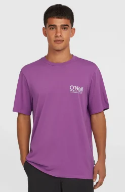 Homme O'Neill T-Shirts|Protection Anti-Uv-HommesT-shirt Original Cali Logo| Violet