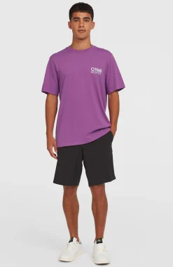 Homme O'Neill T-Shirts|Protection Anti-Uv-HommesT-shirt Original Cali Logo| Violet