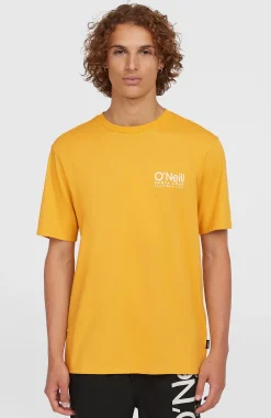 Homme O'Neill T-Shirts|Protection Anti-Uv-HommesT-shirt Original Cali Logo| Jaune