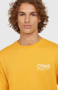 Homme O'Neill T-Shirts|Protection Anti-Uv-HommesT-shirt Original Cali Logo| Jaune