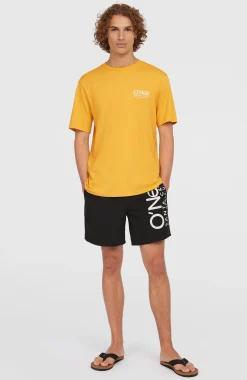 Homme O'Neill T-Shirts|Protection Anti-Uv-HommesT-shirt Original Cali Logo| Jaune