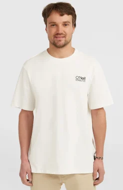 Homme O'Neill T-Shirts|Protection Anti-Uv-HommesT-shirt Original Cali Logo| Blanc