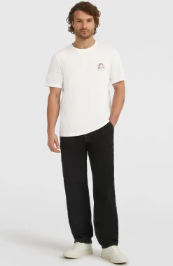 Homme O'Neill T-Shirts|Protection Anti-Uv-HommesT-shirt O'Riginals Back-Print| Blanc