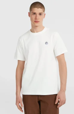 Homme O'Neill T-Shirts|Protection Anti-Uv-HommesT-shirt O'Riginals Badge| Blanc