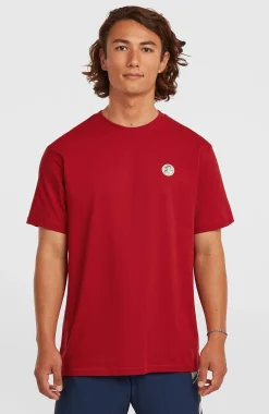 Homme O'Neill T-Shirts|Protection Anti-Uv-HommesT-shirt O'Riginals Badge| Rouge