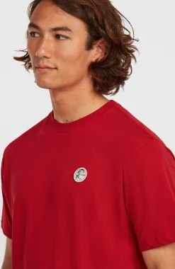 Homme O'Neill T-Shirts|Protection Anti-Uv-HommesT-shirt O'Riginals Badge| Rouge